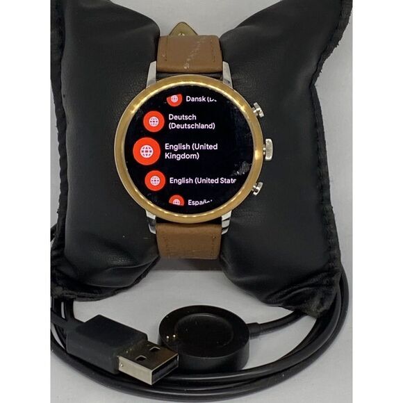 Fossil Gen 4 Authentic Digital Dial Smart Watch Custom Band FTW6016 CO45 - Picture 1 of 12